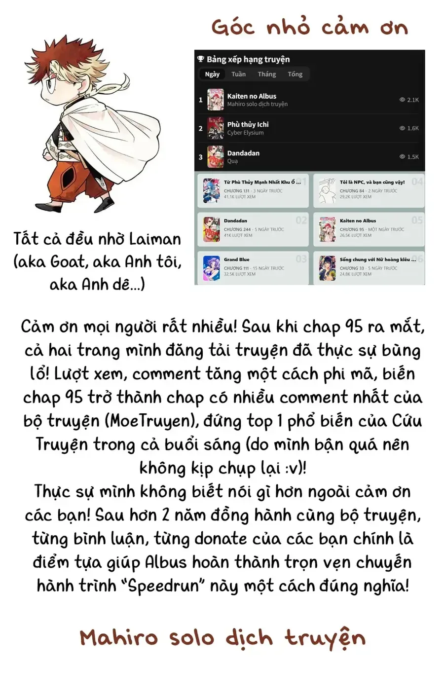 Albus Thay Đổi Thế Giới chương 96 - trang 2