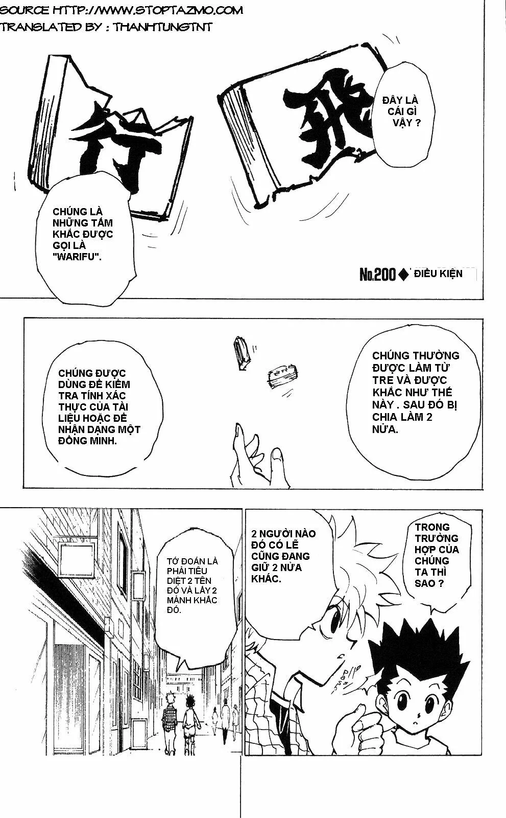 Hunter X Hunter chương 200 - trang 1