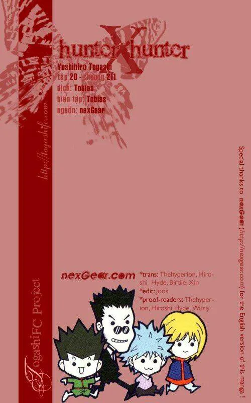 Hunter X Hunter chương 211 - trang 1
