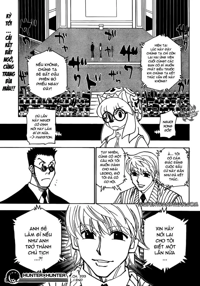 Hunter X Hunter chương 333 - trang 17