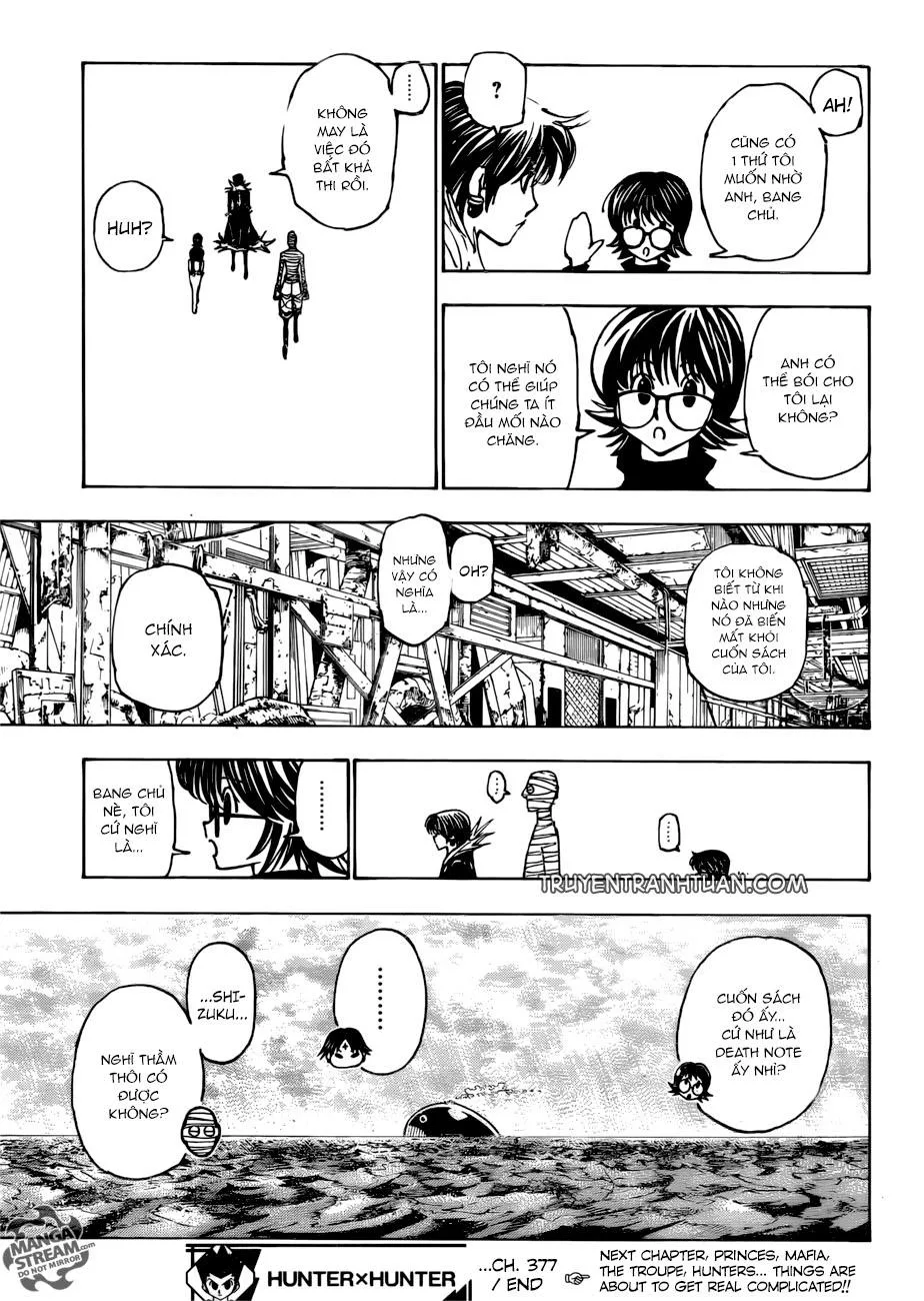 Hunter X Hunter chương 377 - trang 18