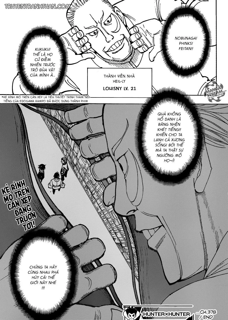 Hunter X Hunter chương 378 - trang 20