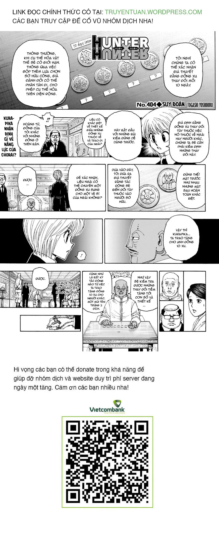 Hunter X Hunter chương 404 - trang 1