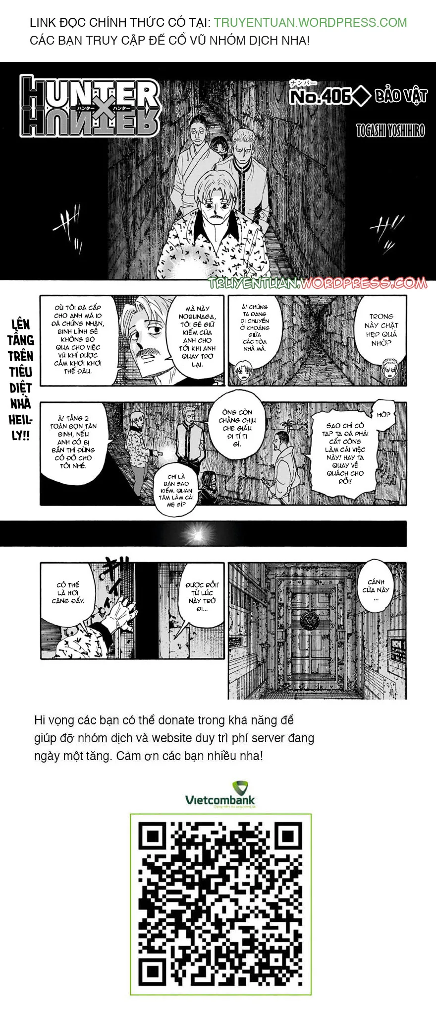 Hunter X Hunter chương 406 - trang 1