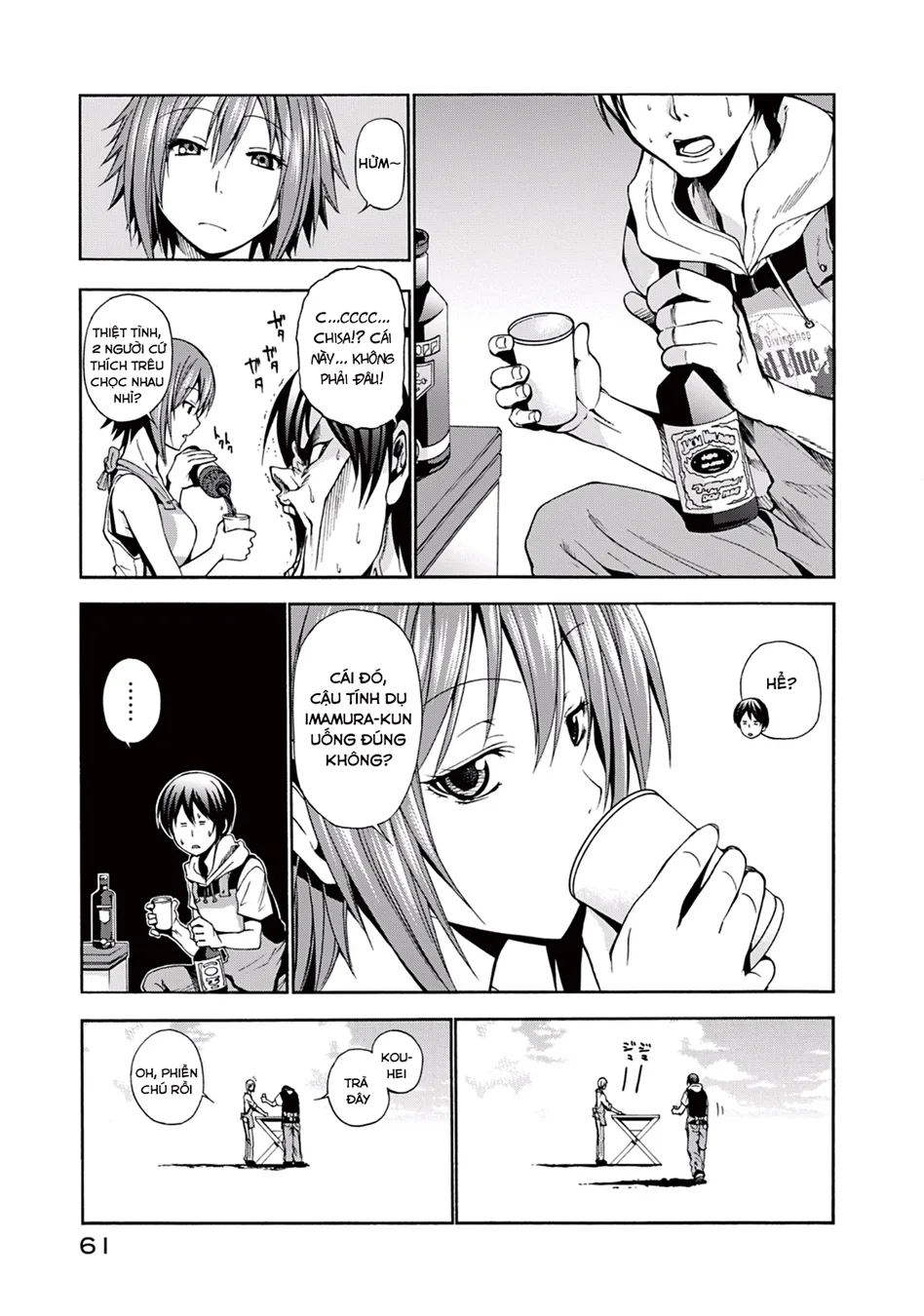 Grand Blue - Cô Gái Thích Lặn chương 6 - trang 17