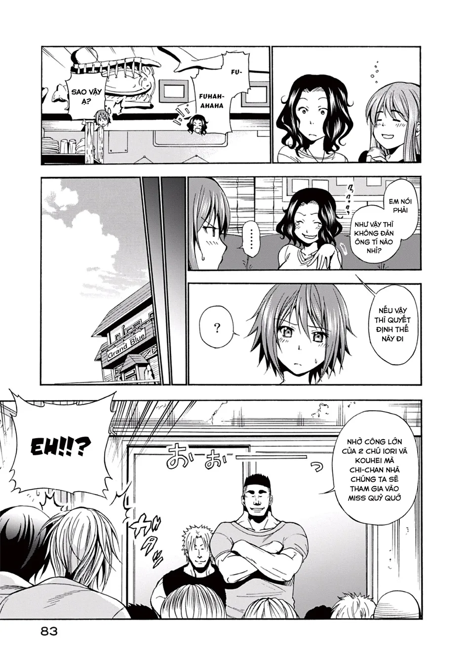 Grand Blue - Cô Gái Thích Lặn chương 6 - trang 39