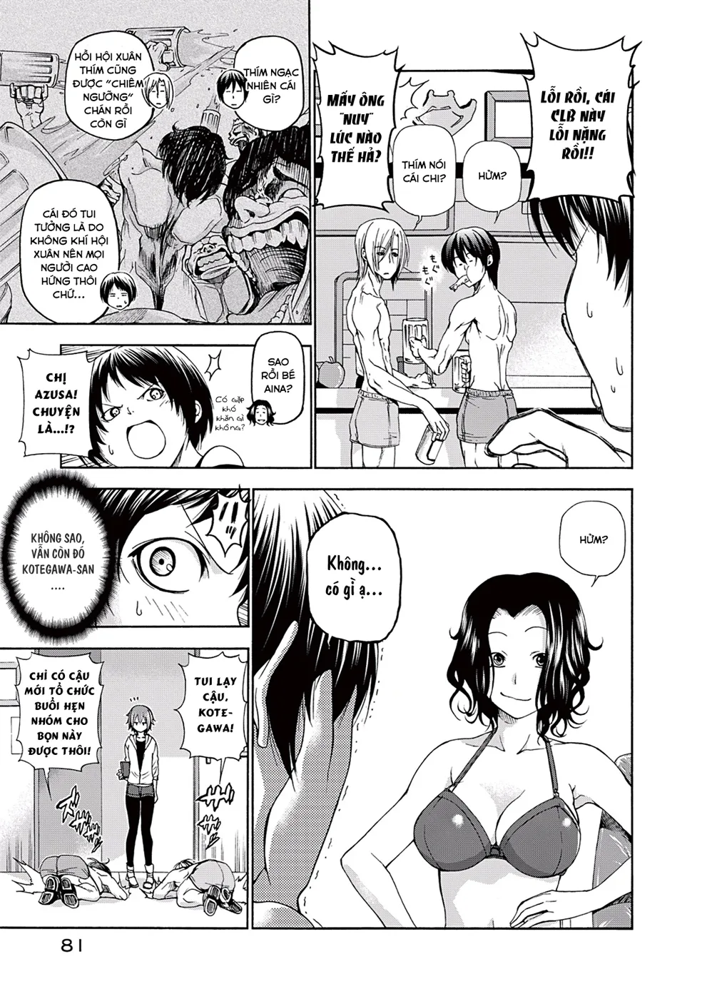 Grand Blue - Cô Gái Thích Lặn chương 11 - trang 7