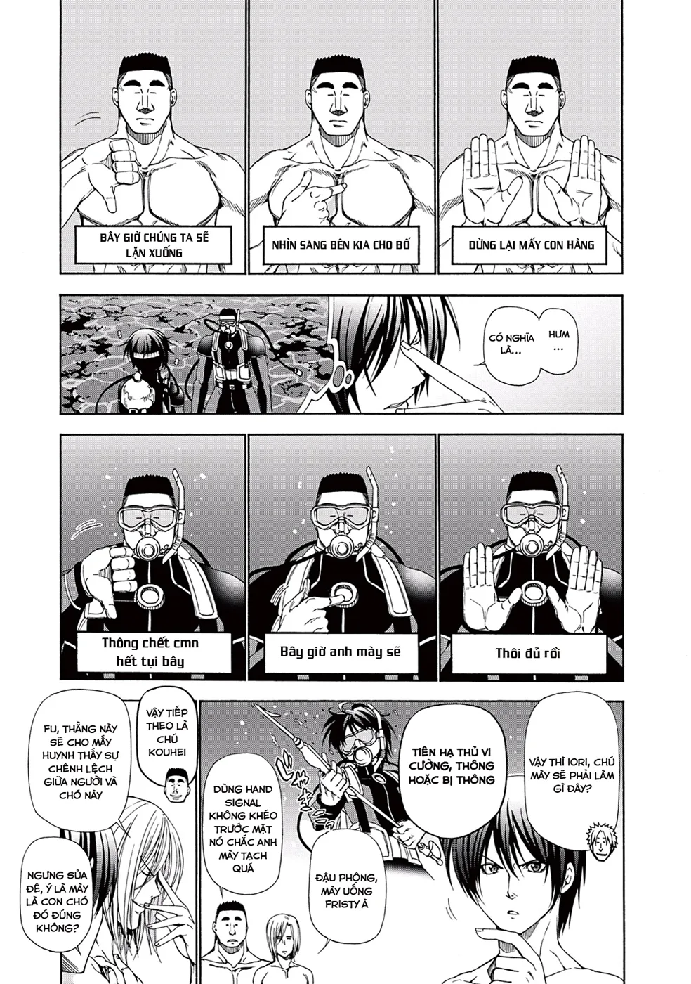 Grand Blue - Cô Gái Thích Lặn chương 11 - trang 15