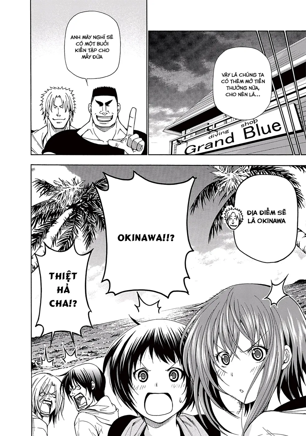 Grand Blue - Cô Gái Thích Lặn chương 12 - trang 53