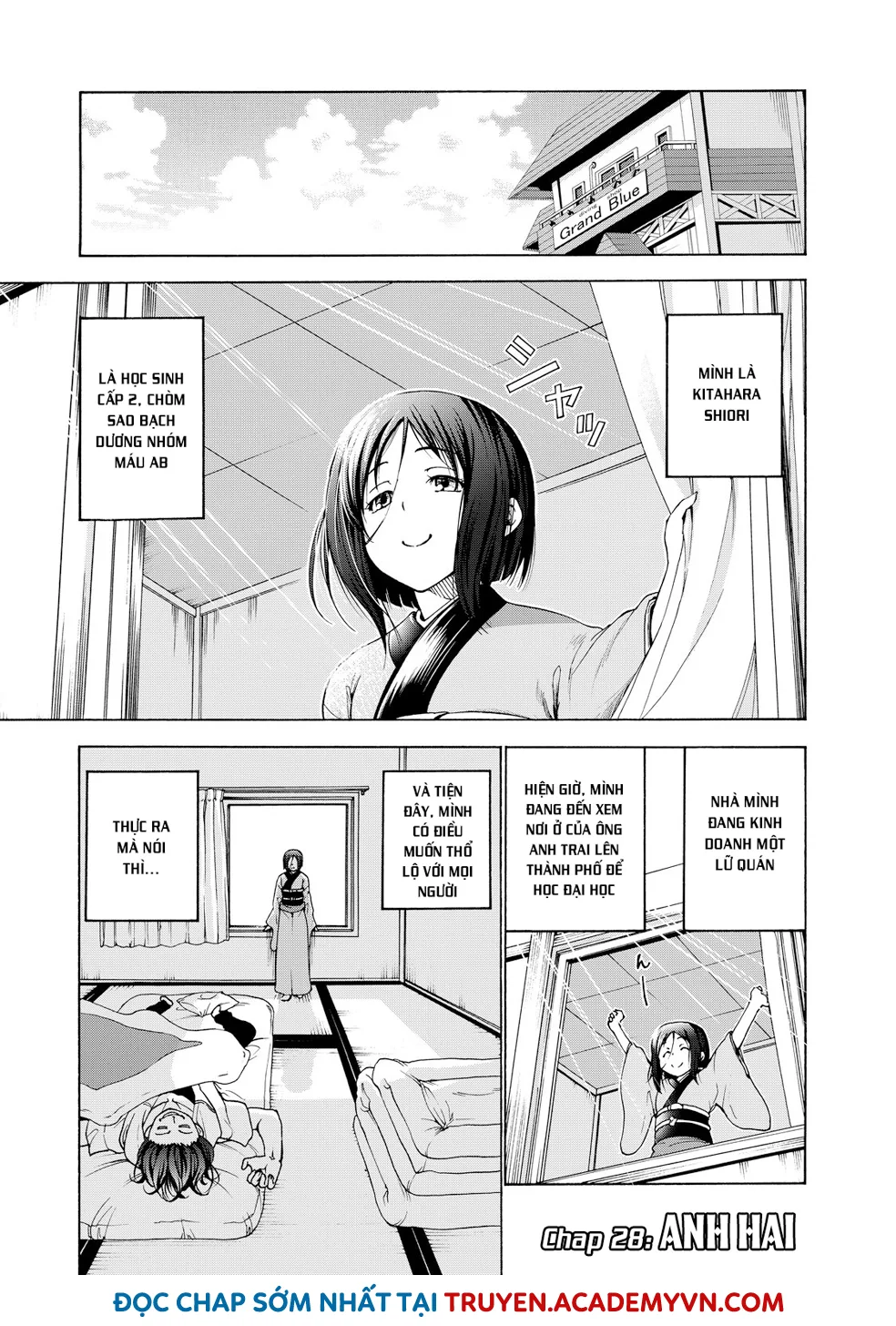 Grand Blue - Cô Gái Thích Lặn chương 28 - trang 3