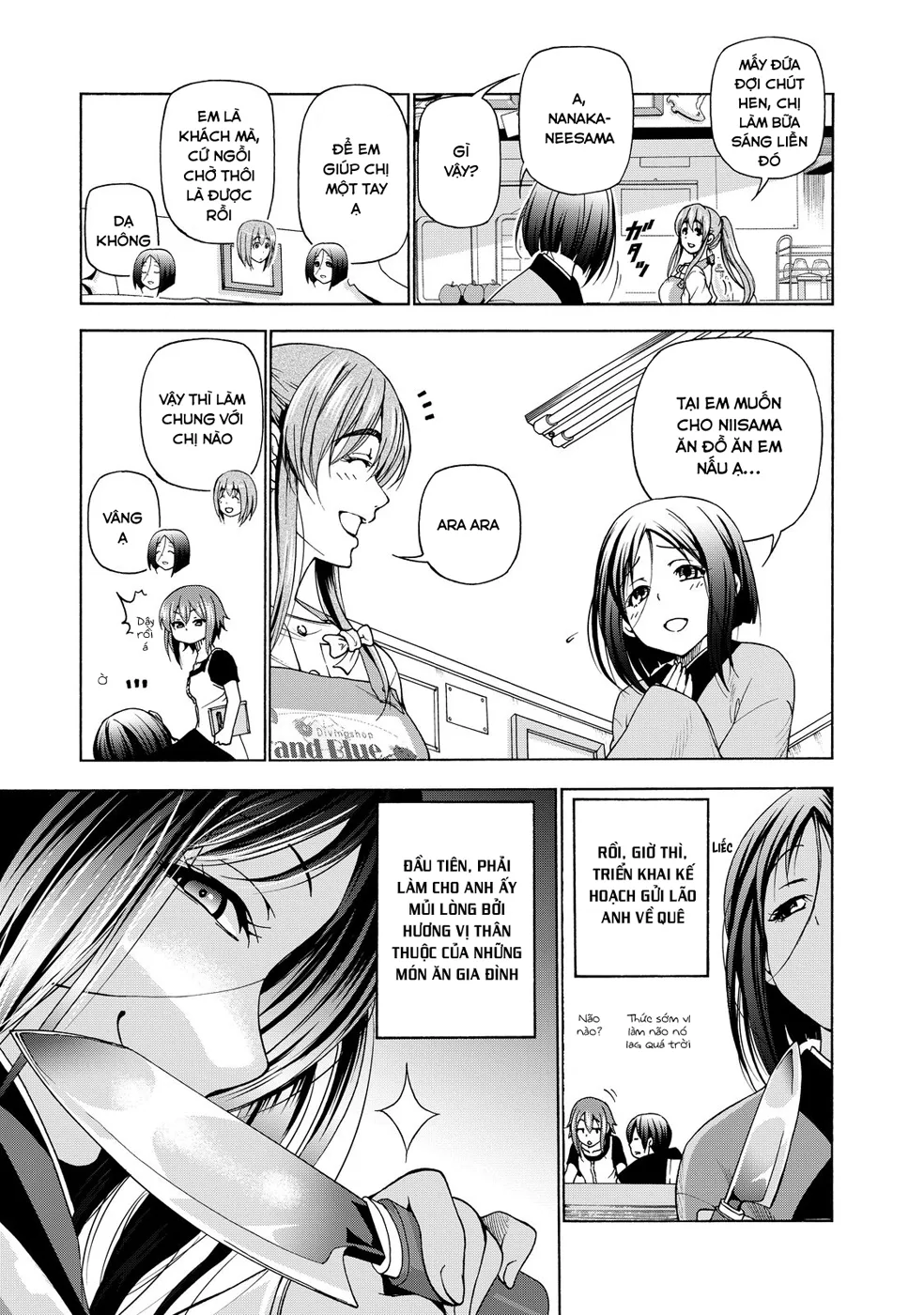 Grand Blue - Cô Gái Thích Lặn chương 28 - trang 9