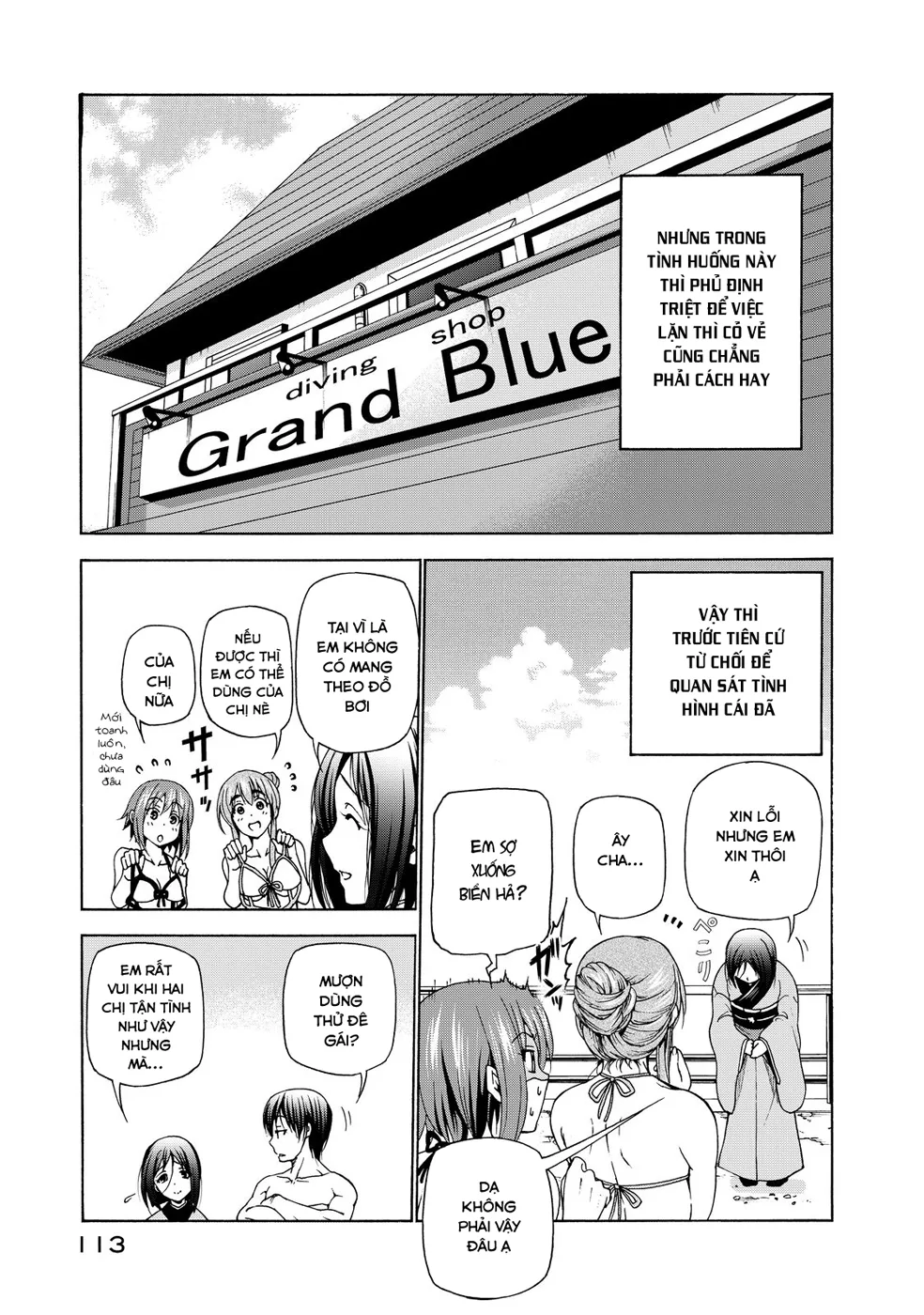 Grand Blue - Cô Gái Thích Lặn chương 28 - trang 25