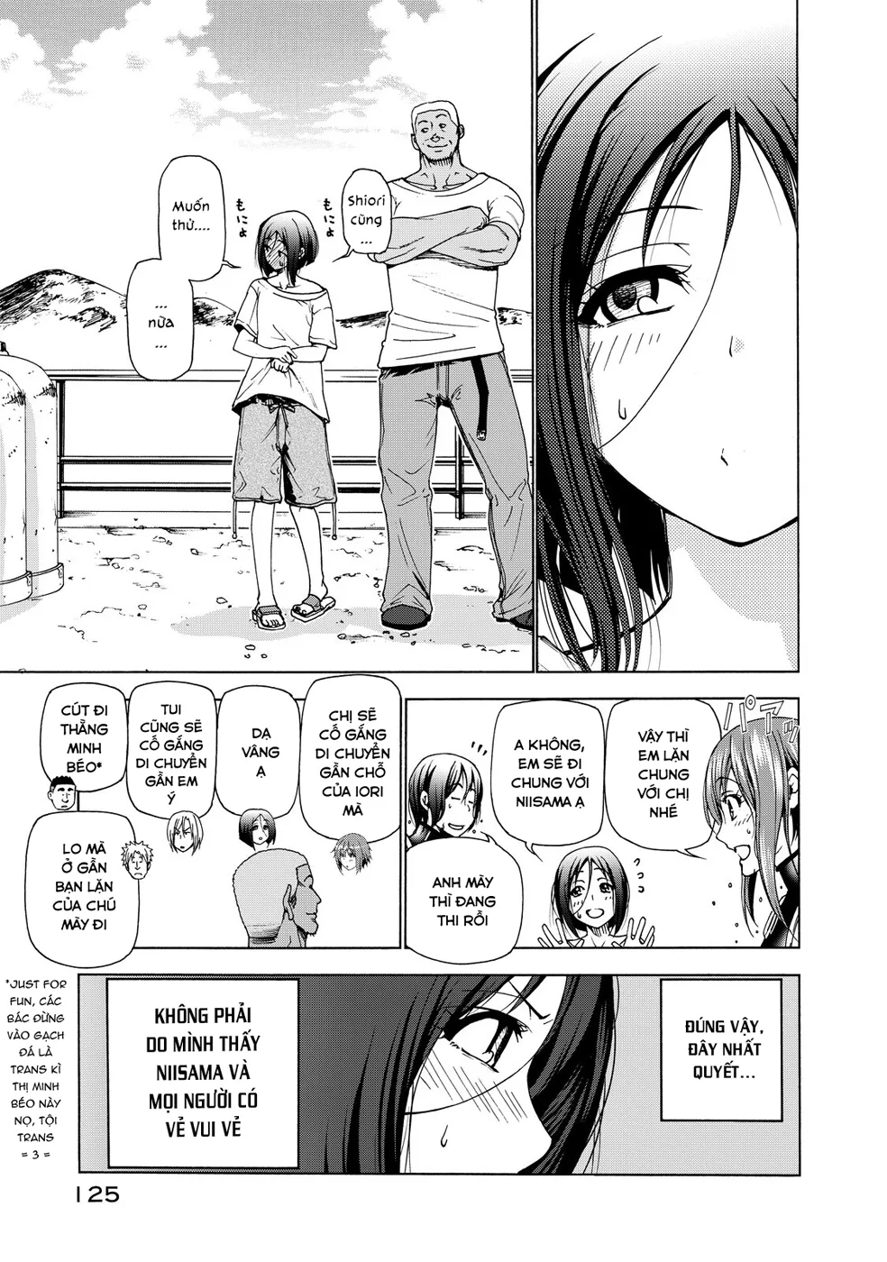 Grand Blue - Cô Gái Thích Lặn chương 28 - trang 37