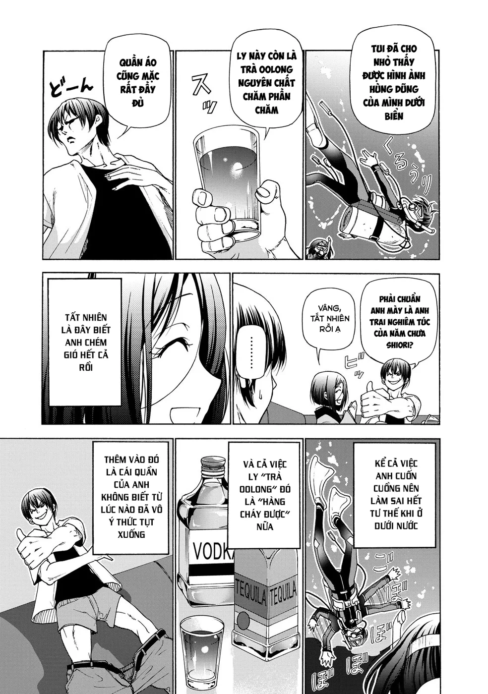 Grand Blue - Cô Gái Thích Lặn chương 28 - trang 44