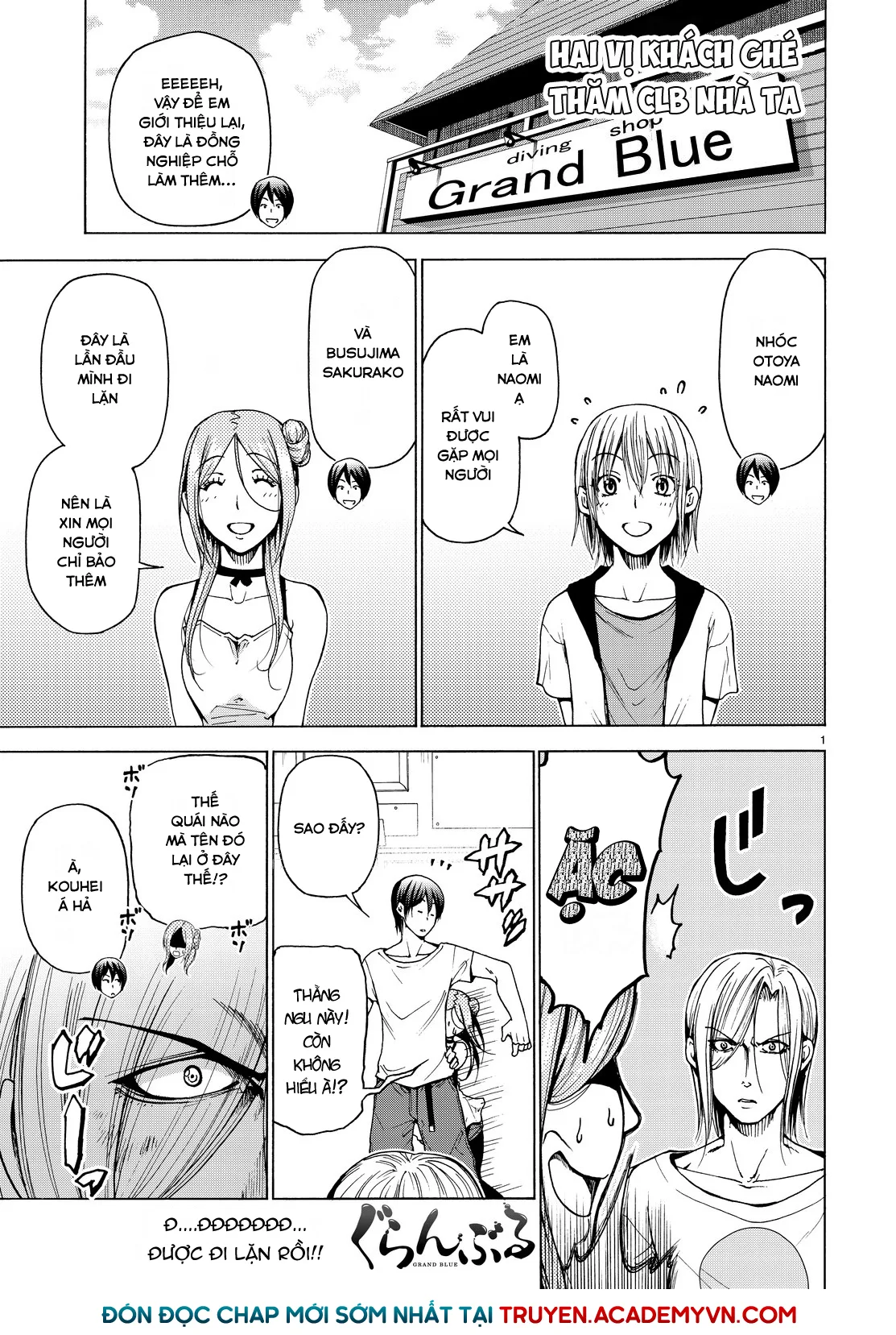 Grand Blue - Cô Gái Thích Lặn chương 35 - trang 3