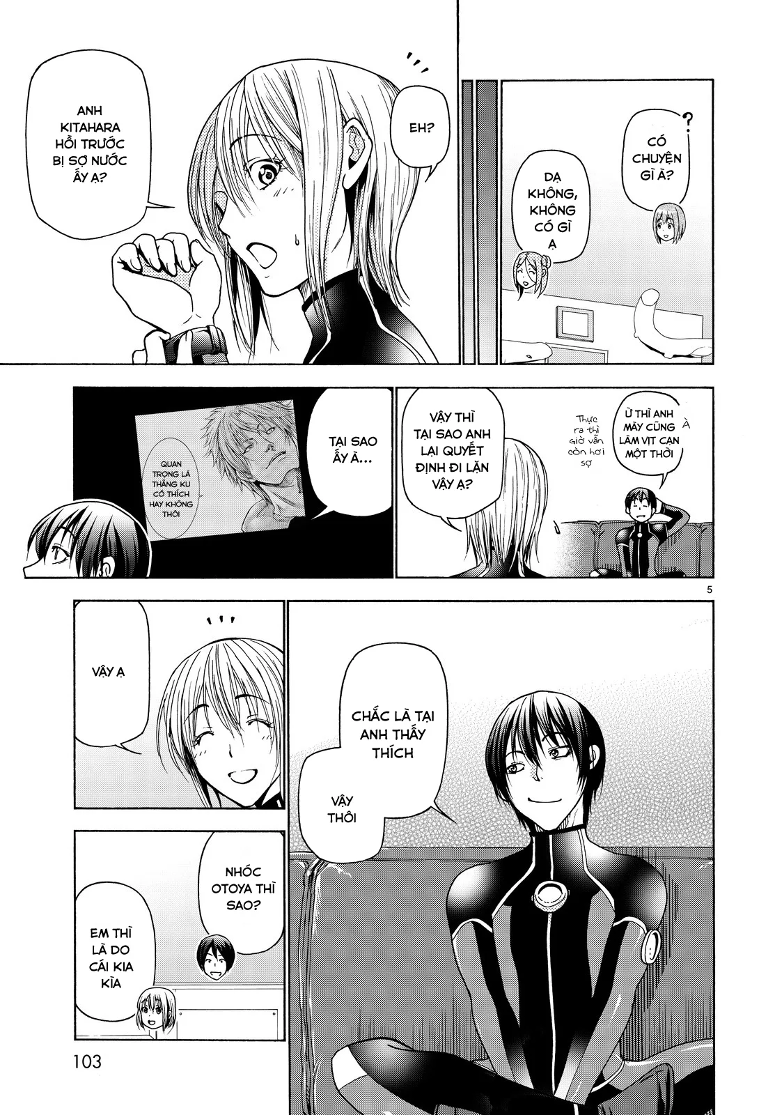 Grand Blue - Cô Gái Thích Lặn chương 35 - trang 7