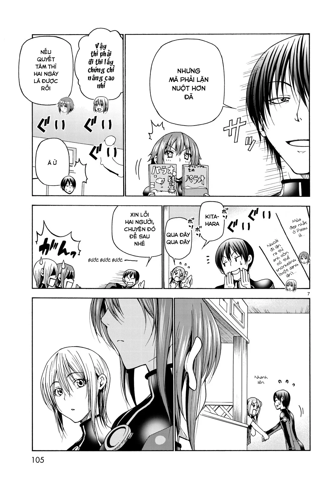 Grand Blue - Cô Gái Thích Lặn chương 35 - trang 9