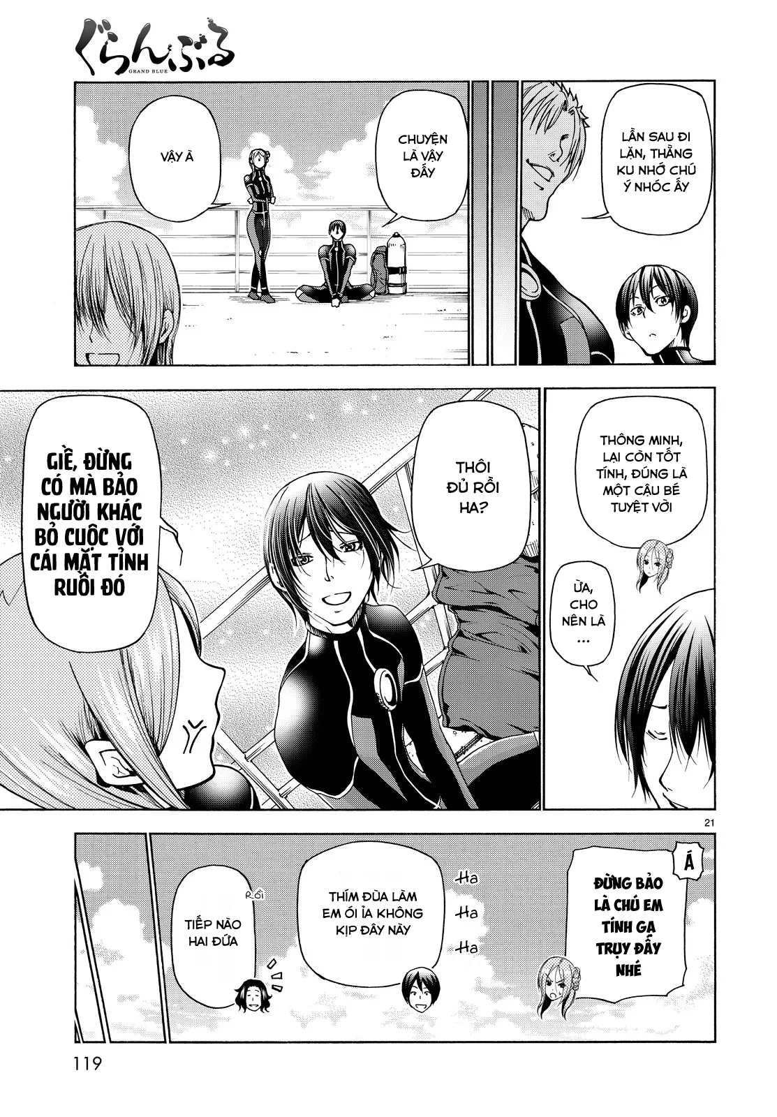 Grand Blue - Cô Gái Thích Lặn chương 35 - trang 23