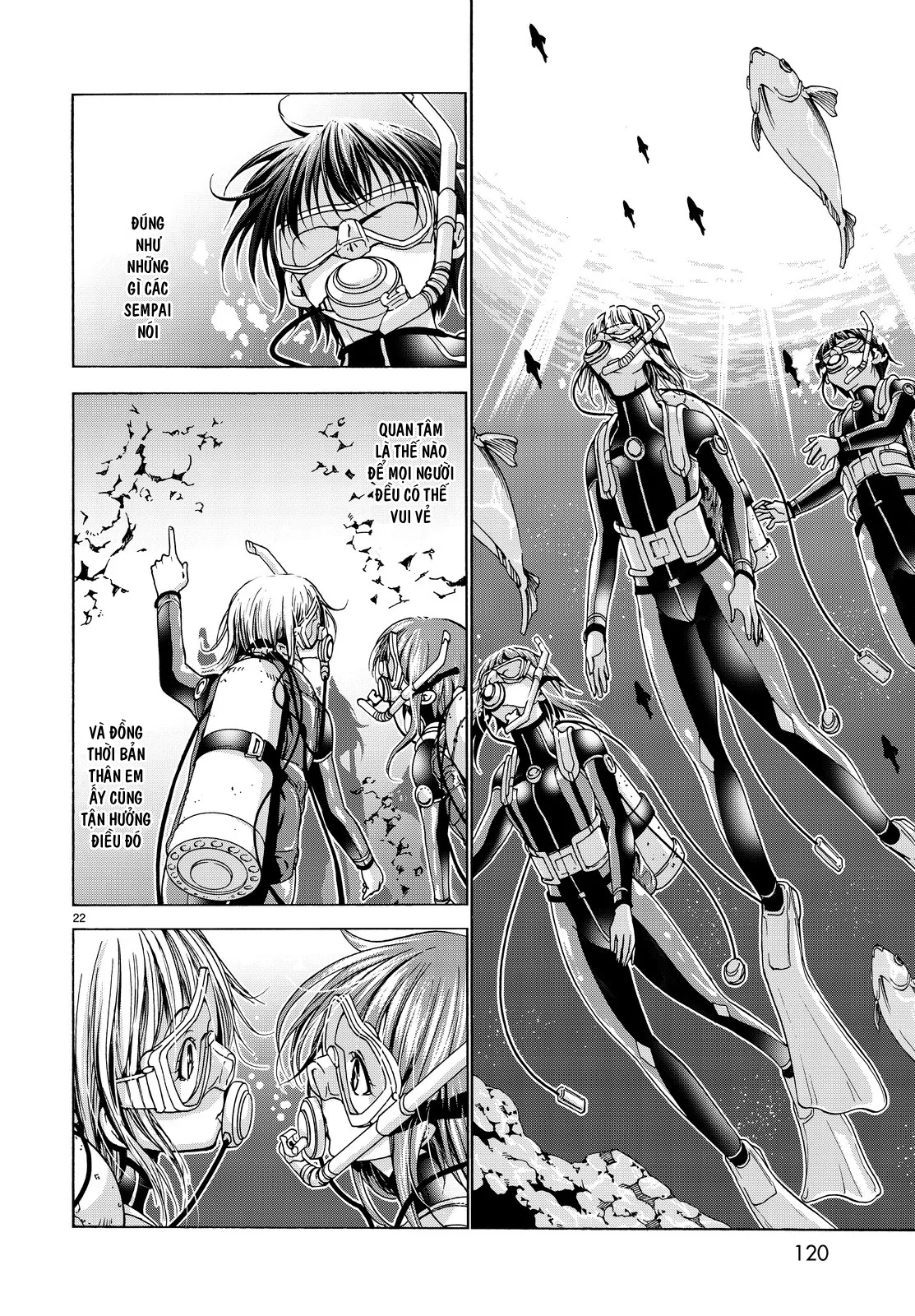 Grand Blue - Cô Gái Thích Lặn chương 35 - trang 24