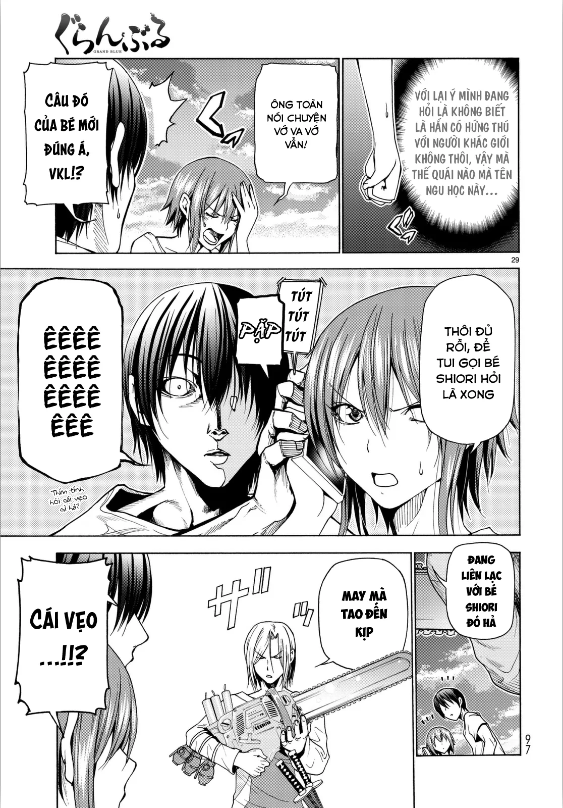 Grand Blue - Cô Gái Thích Lặn chương 36 - trang 32