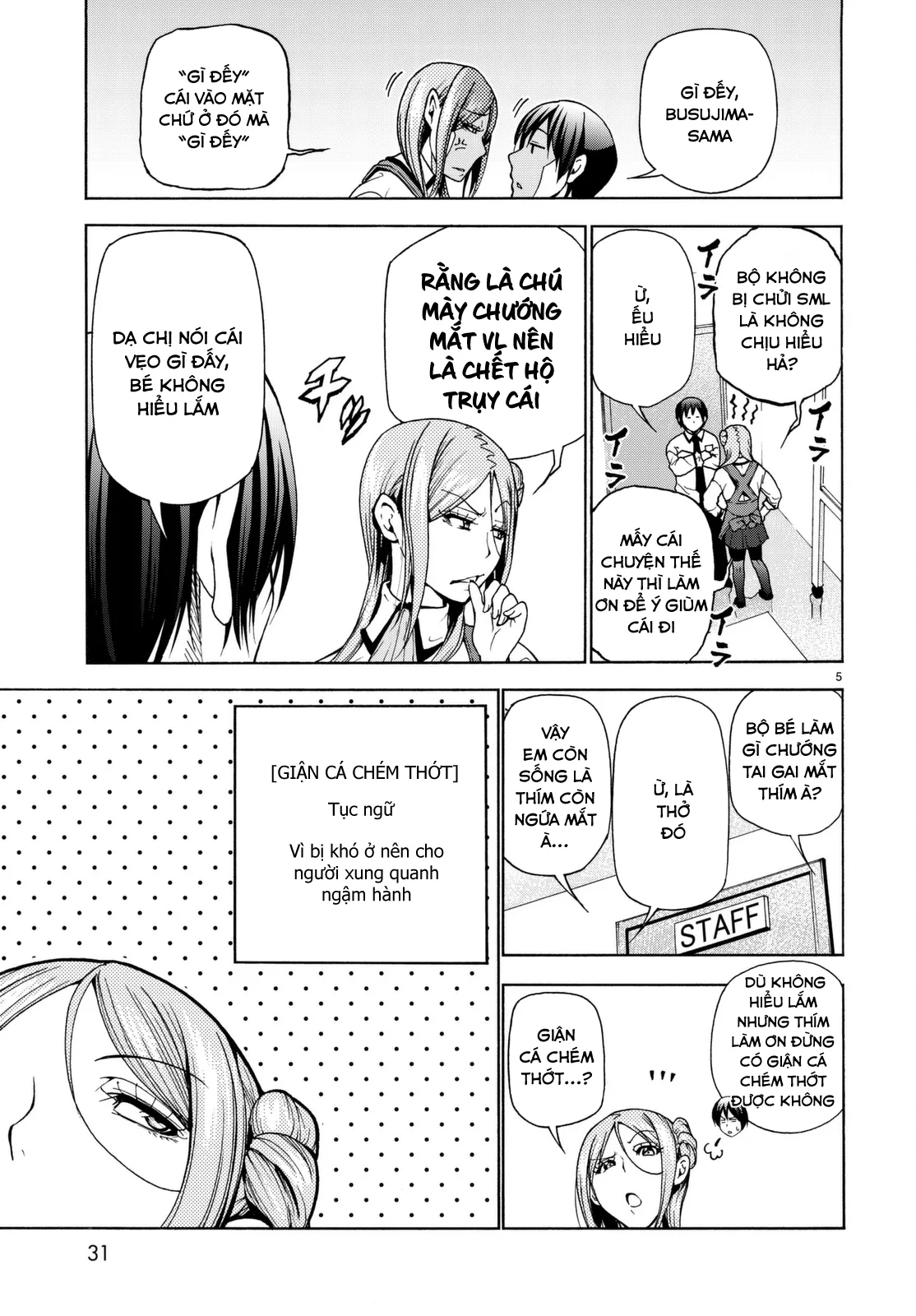 Grand Blue - Cô Gái Thích Lặn chương 37 - trang 7