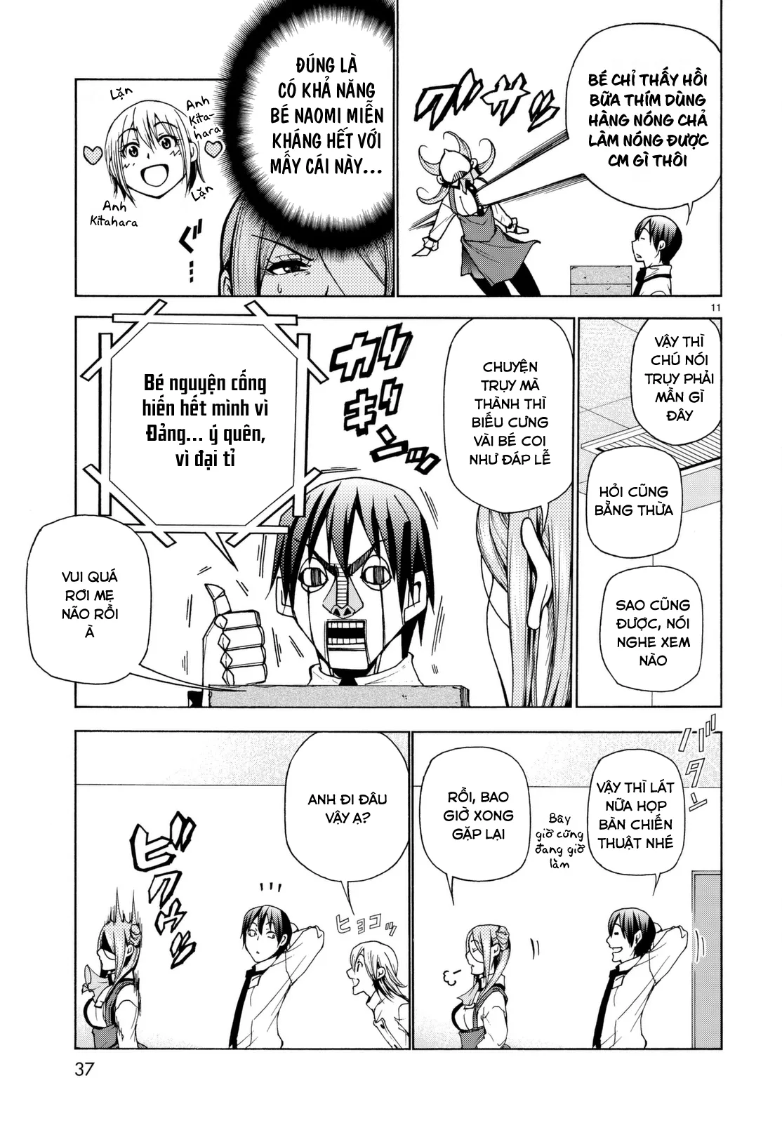 Grand Blue - Cô Gái Thích Lặn chương 37 - trang 13