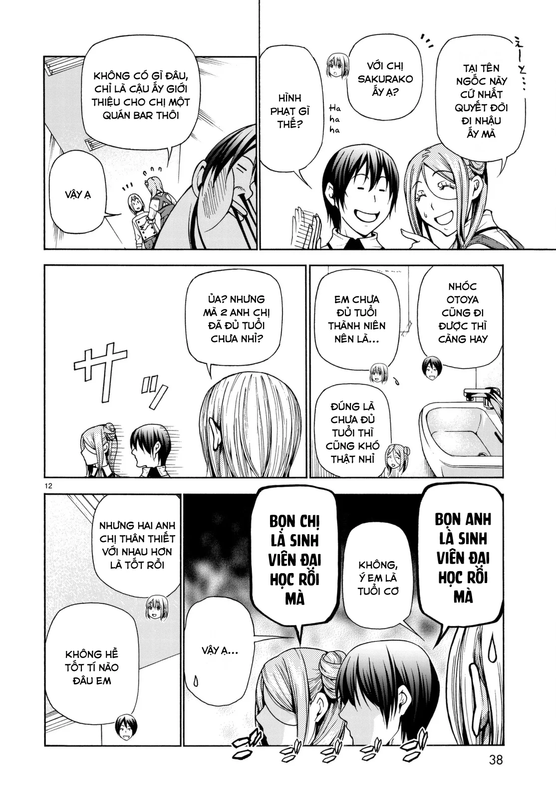Grand Blue - Cô Gái Thích Lặn chương 37 - trang 14