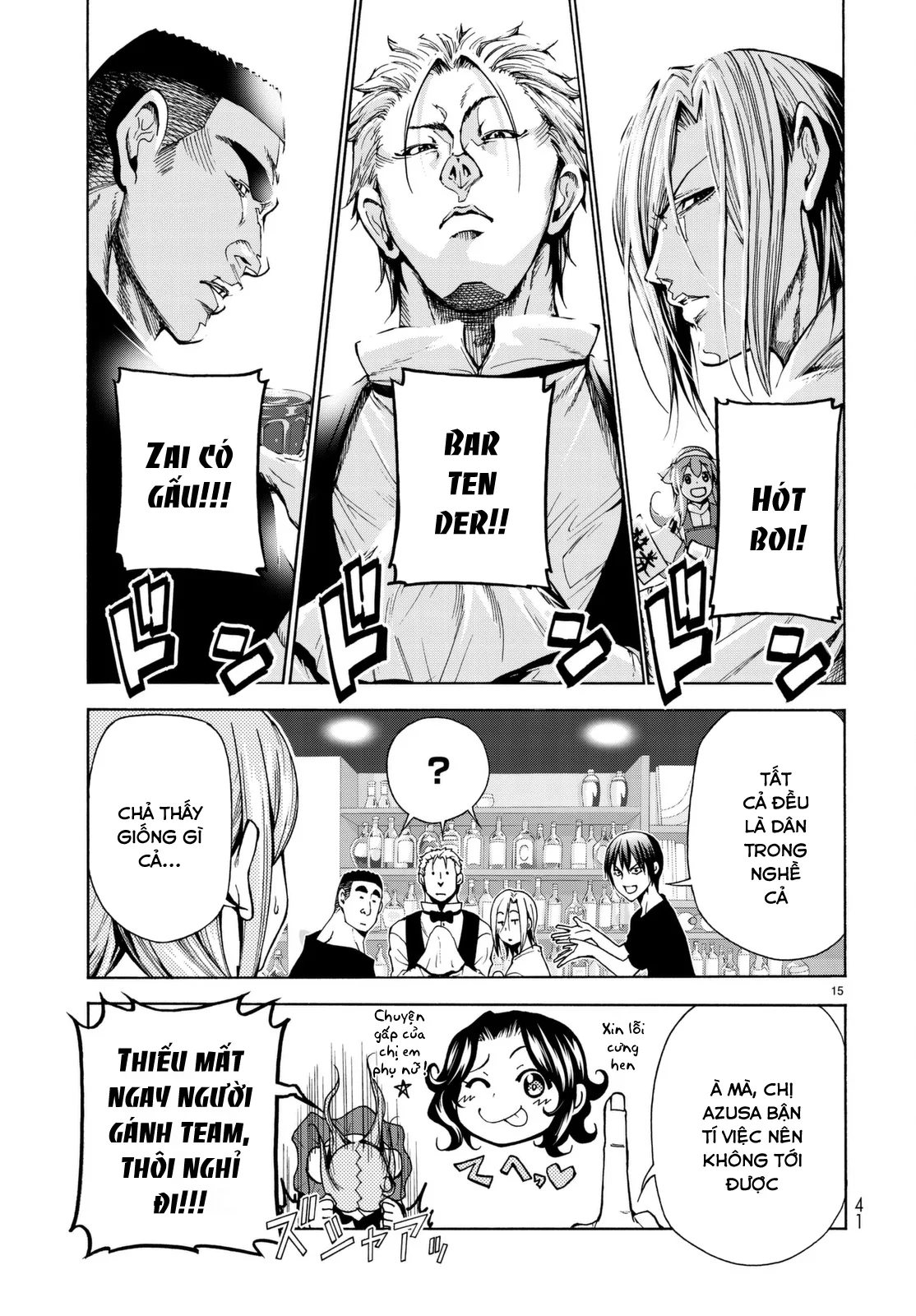 Grand Blue - Cô Gái Thích Lặn chương 37 - trang 17