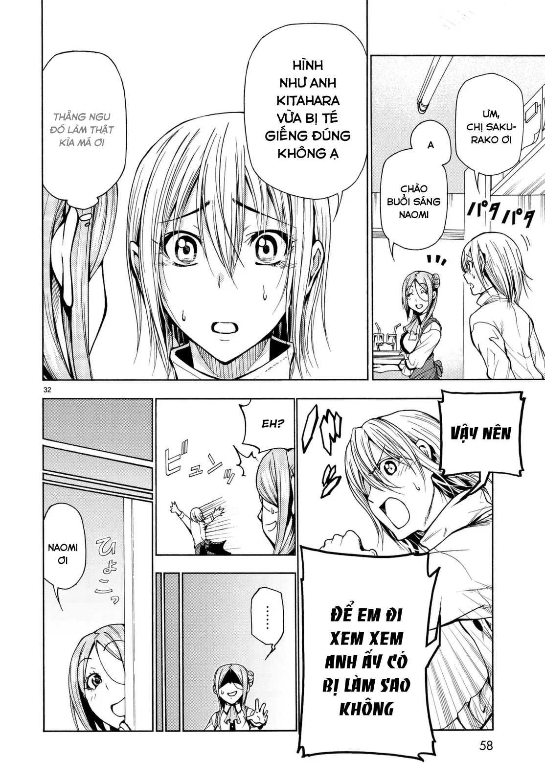 Grand Blue - Cô Gái Thích Lặn chương 37 - trang 34