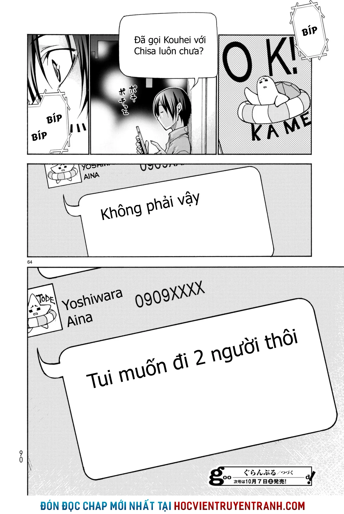 Grand Blue - Cô Gái Thích Lặn chương 37 - trang 65