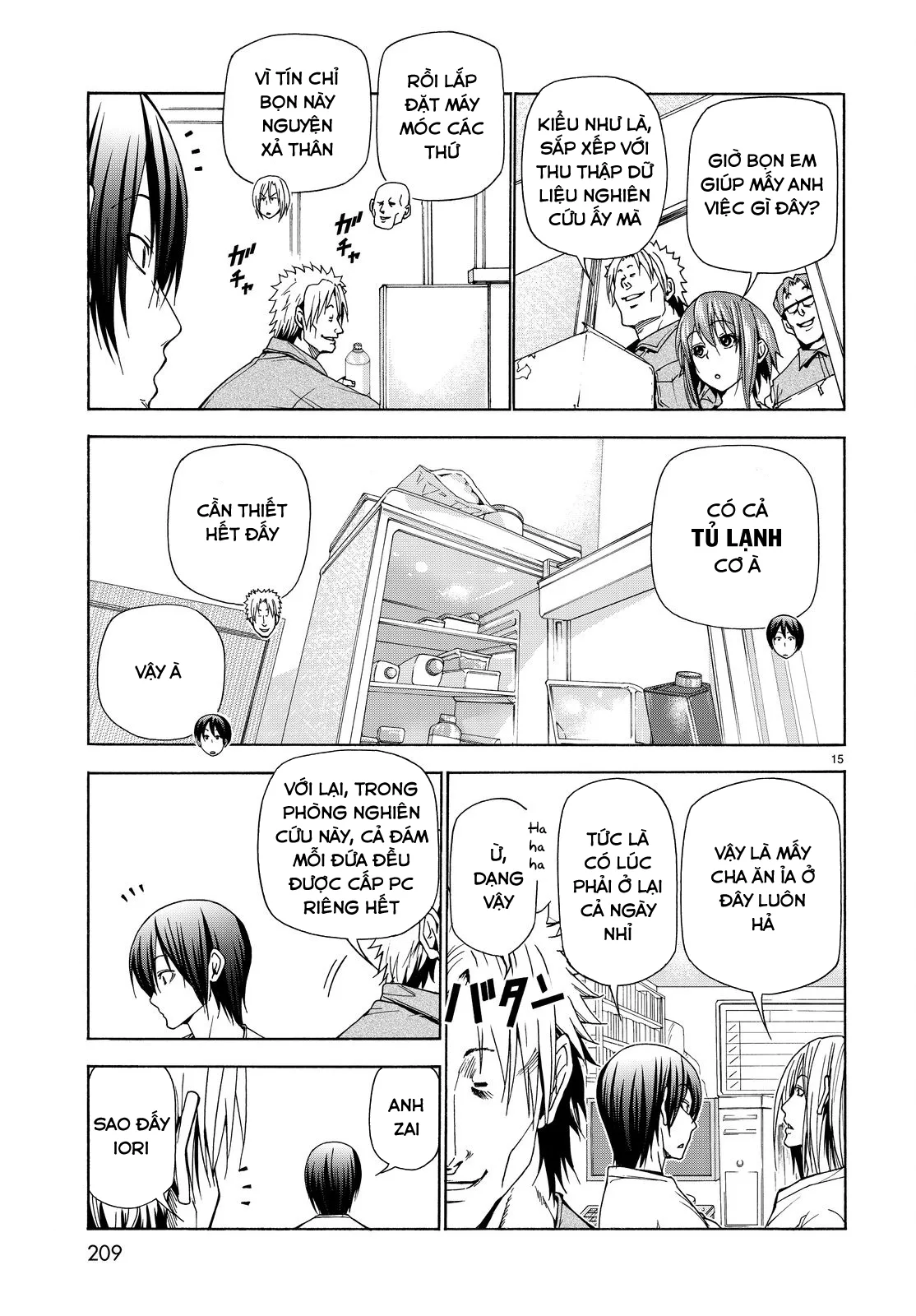 Grand Blue - Cô Gái Thích Lặn chương 40 - trang 17