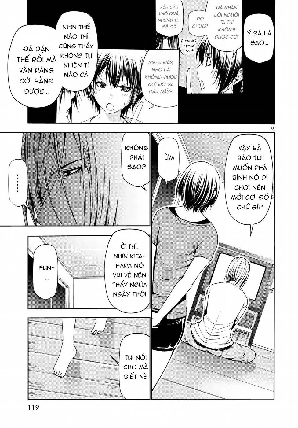 Grand Blue - Cô Gái Thích Lặn chương 53 - trang 36