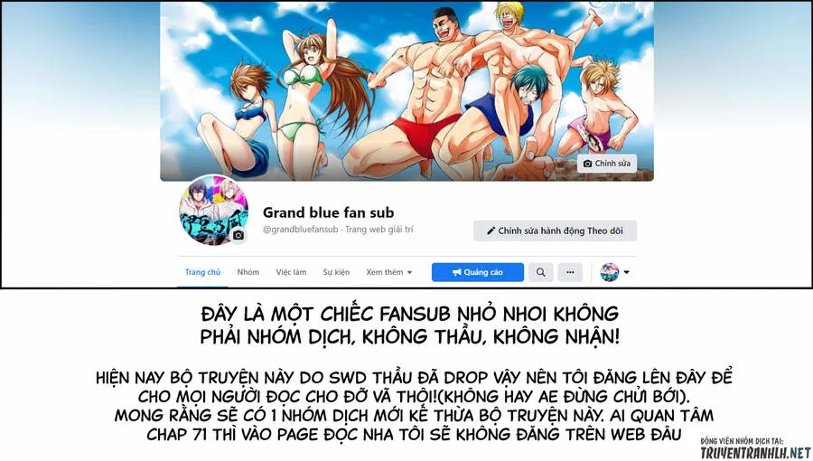 Grand Blue - Cô Gái Thích Lặn chương 69 - trang 1