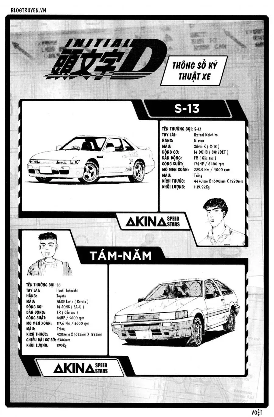 Initial D chương 185 - trang 8