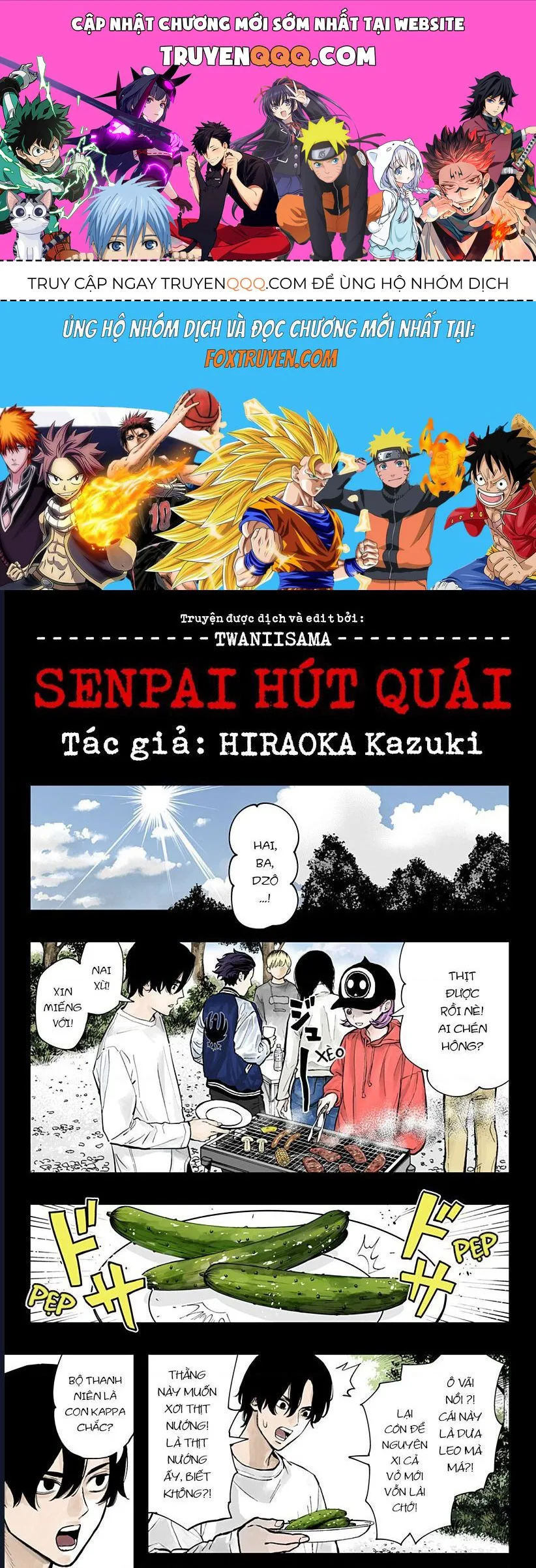 Senpai Hút Quái chương 1 - trang 1