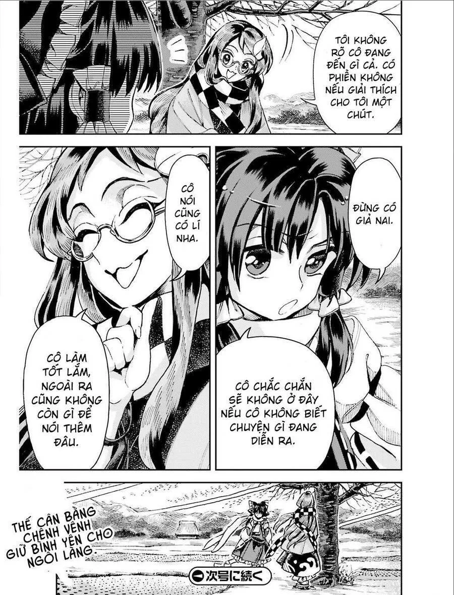 Touhou Suzunaan ~ Forbidden Scrollery chương 37 - trang 21
