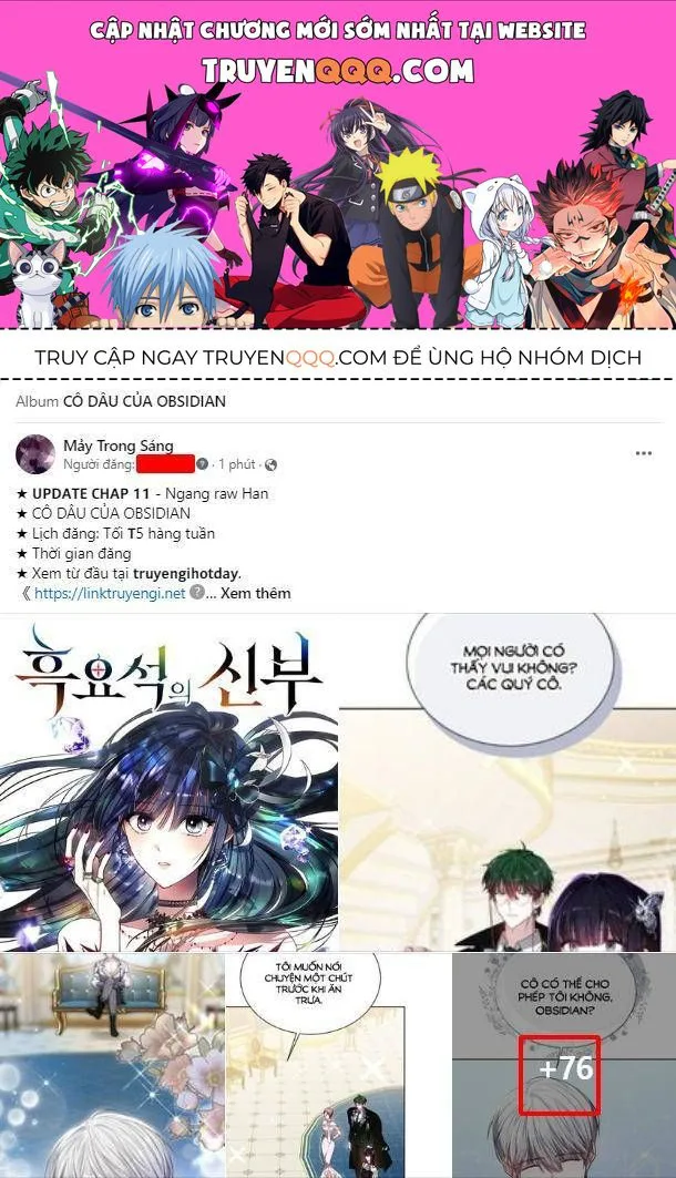 Cô Dâu Obsidian chương 11.1 - trang 1