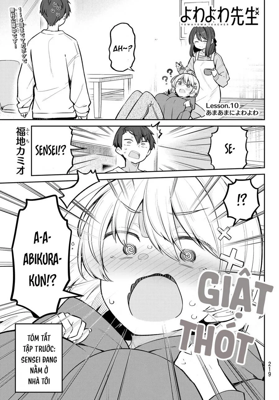 Yowayowa-Sensei chương 10 - trang 1