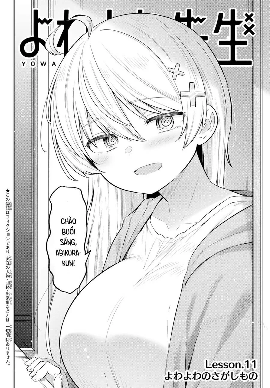 Yowayowa-Sensei chương 11 - trang 2