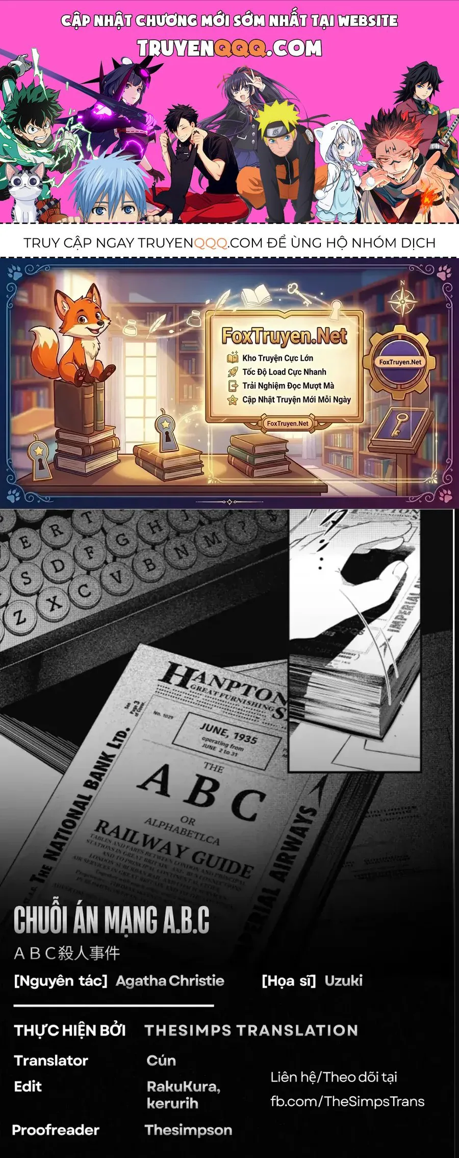 Chuỗi Án Mạng Abc chương 5 - trang 1