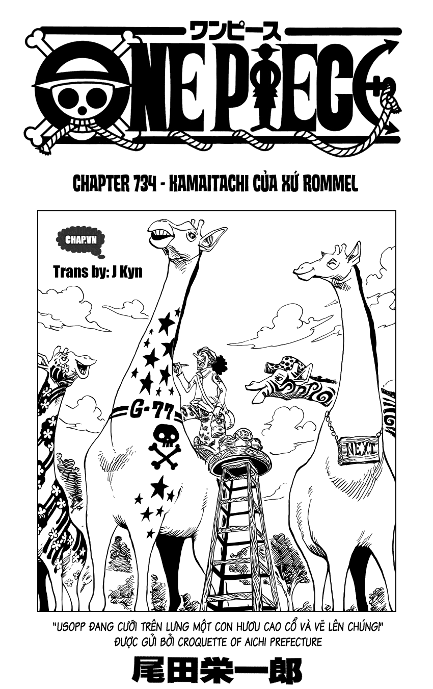 One Piece chương 734 - trang 1