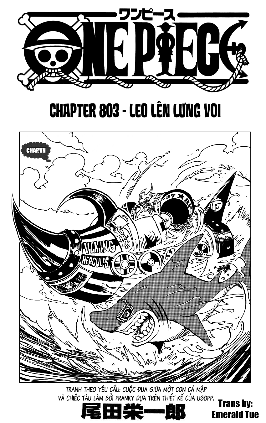 One Piece chương 803 - trang 1