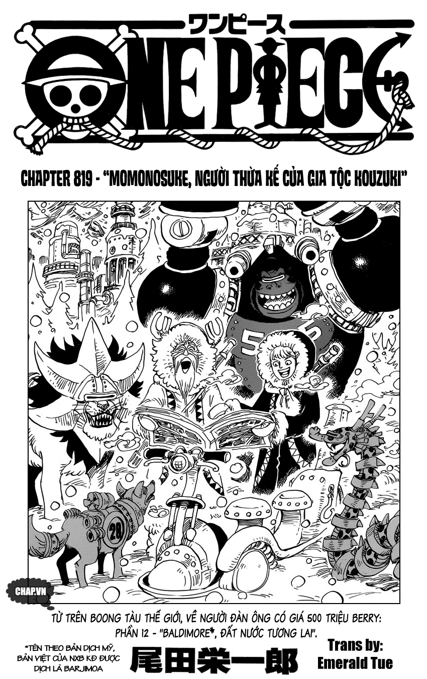 One Piece chương 819 - trang 1