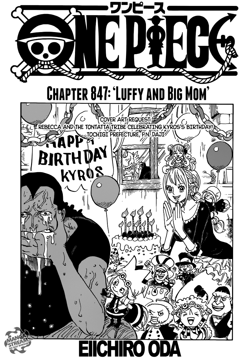 One Piece chương 847 - trang 1