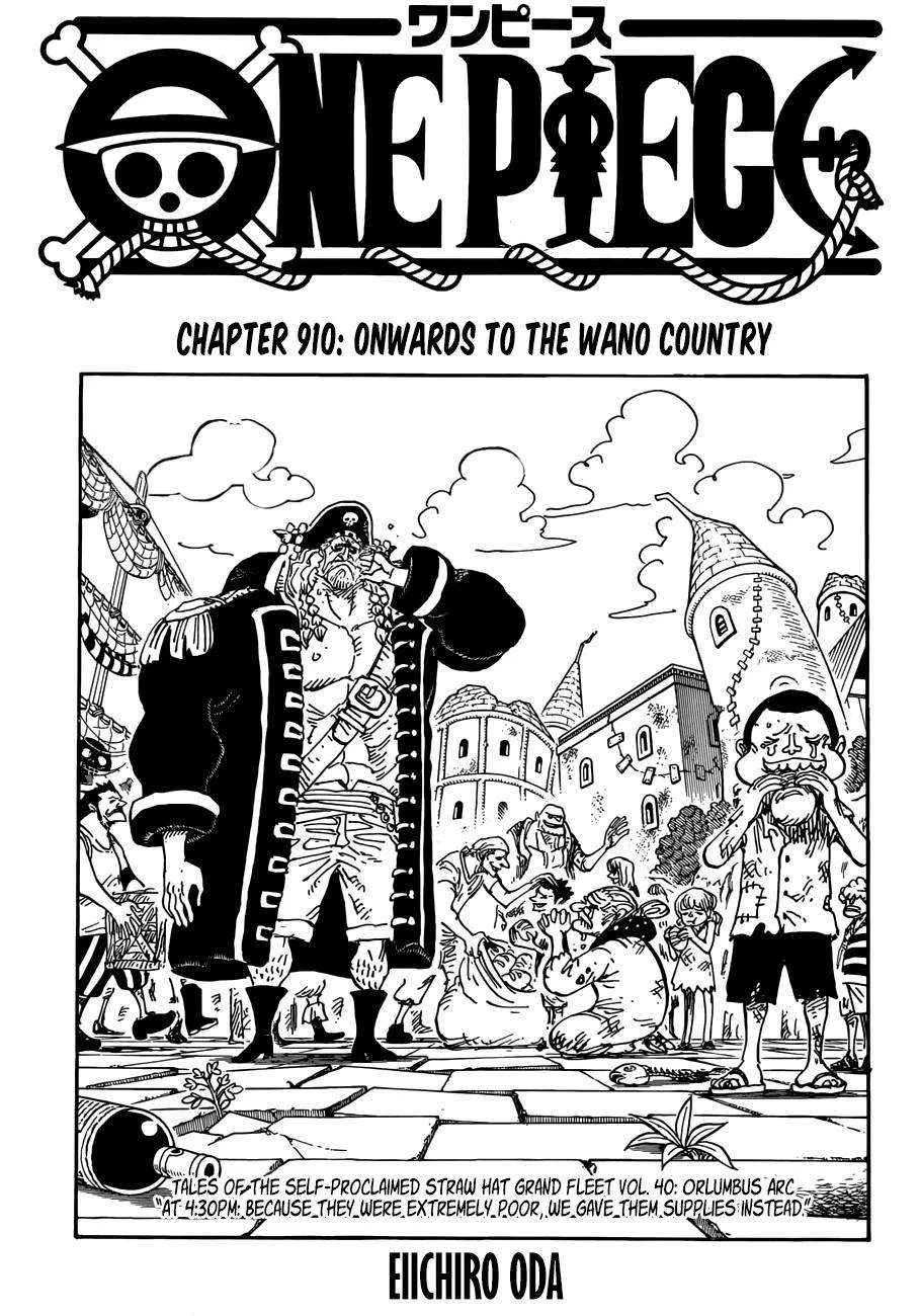 One Piece chương 910 - trang 1