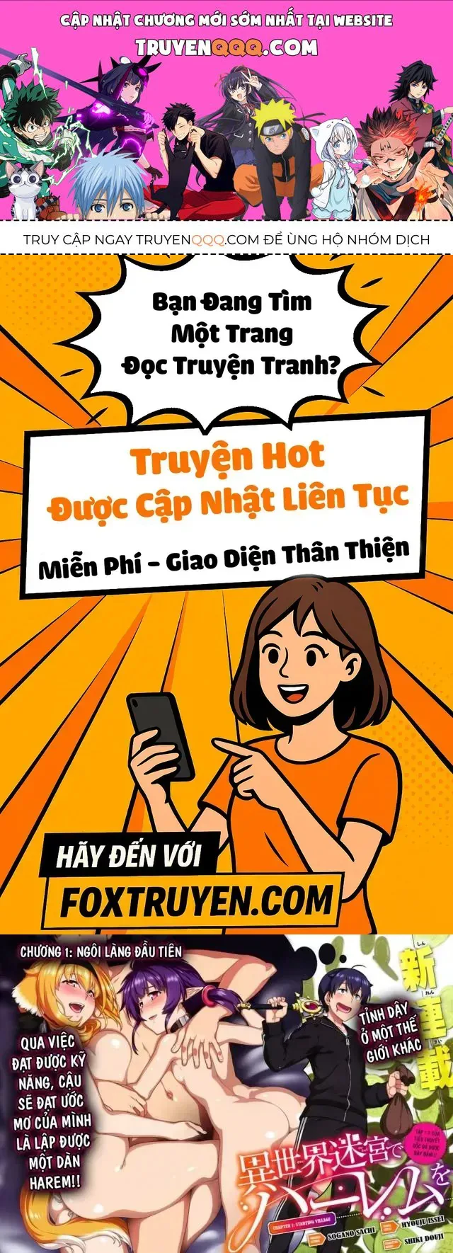 Isekai Meikyuu De Harem Wo chương 1 - trang 1