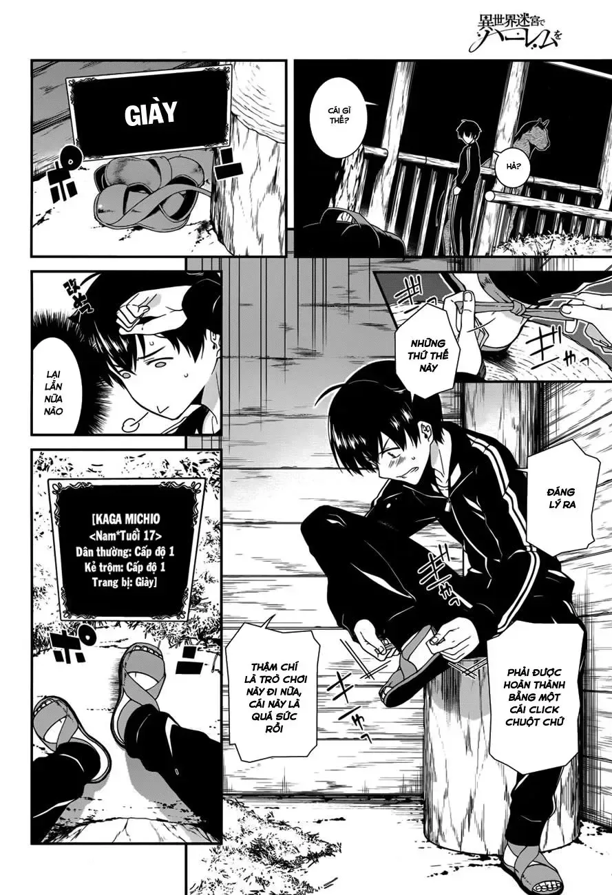 Isekai Meikyuu De Harem Wo chương 1 - trang 10