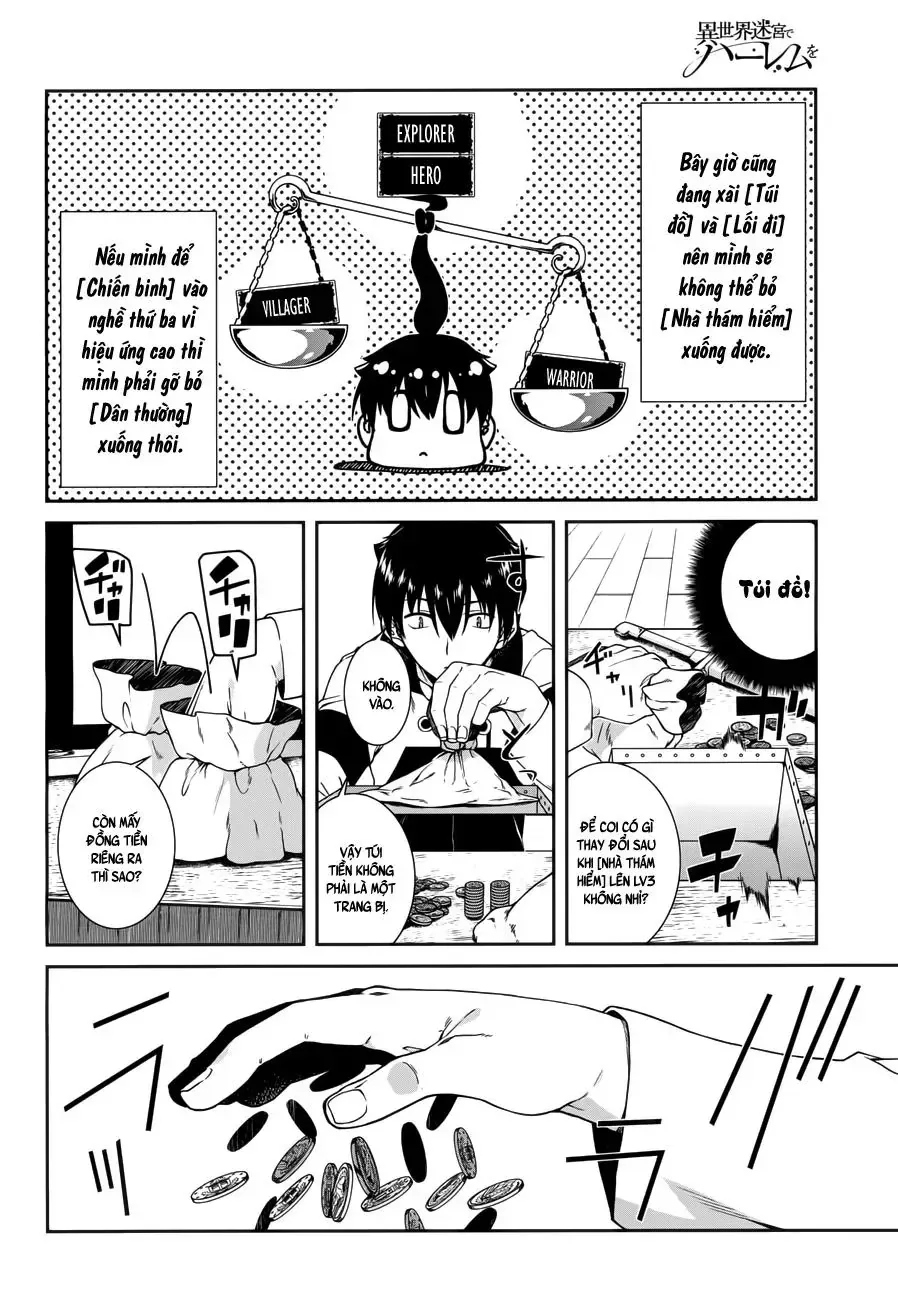 Isekai Meikyuu De Harem Wo chương 7 - trang 7