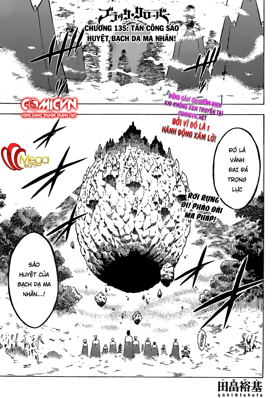Black Clover - Thế Giới Phép Thuật chương 135 - trang 1