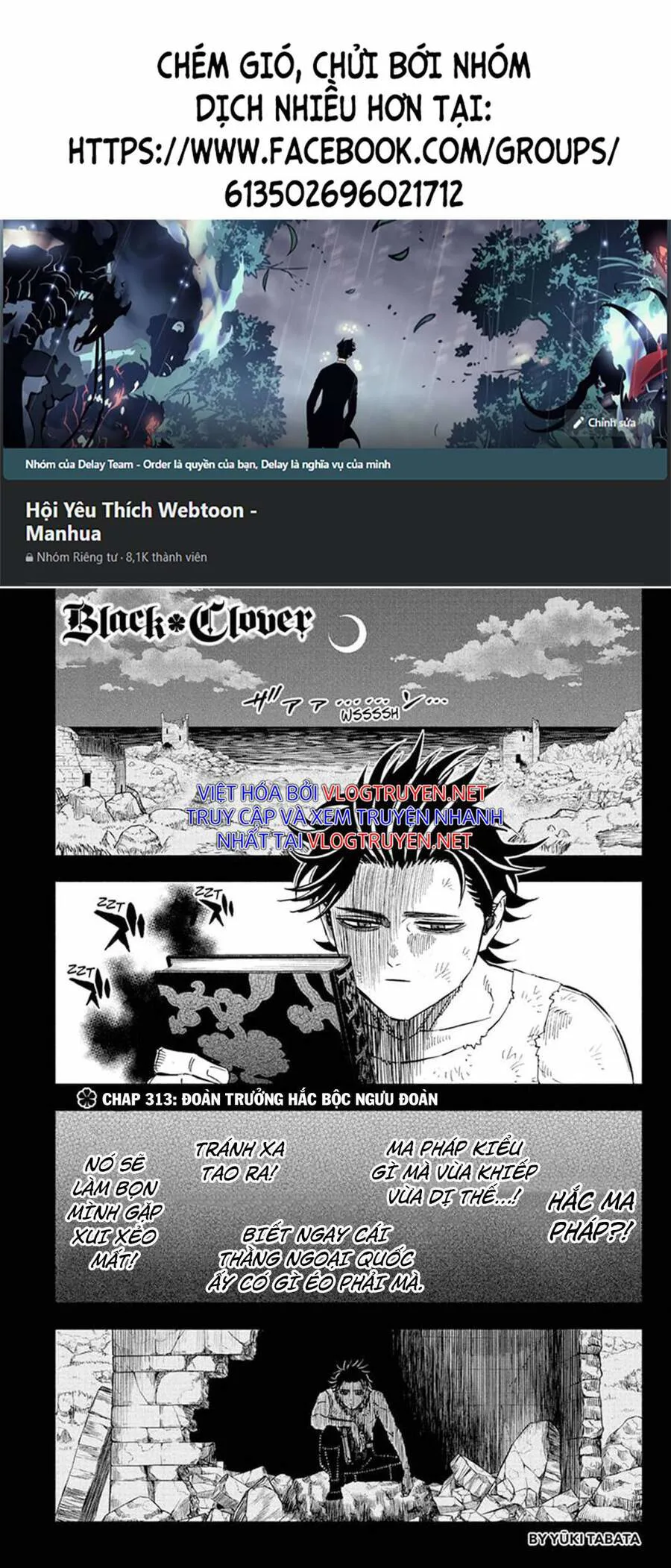 Black Clover - Thế Giới Phép Thuật chương 313 - trang 1